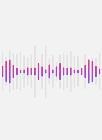 Audio waves are positioned to reveal common background sounds